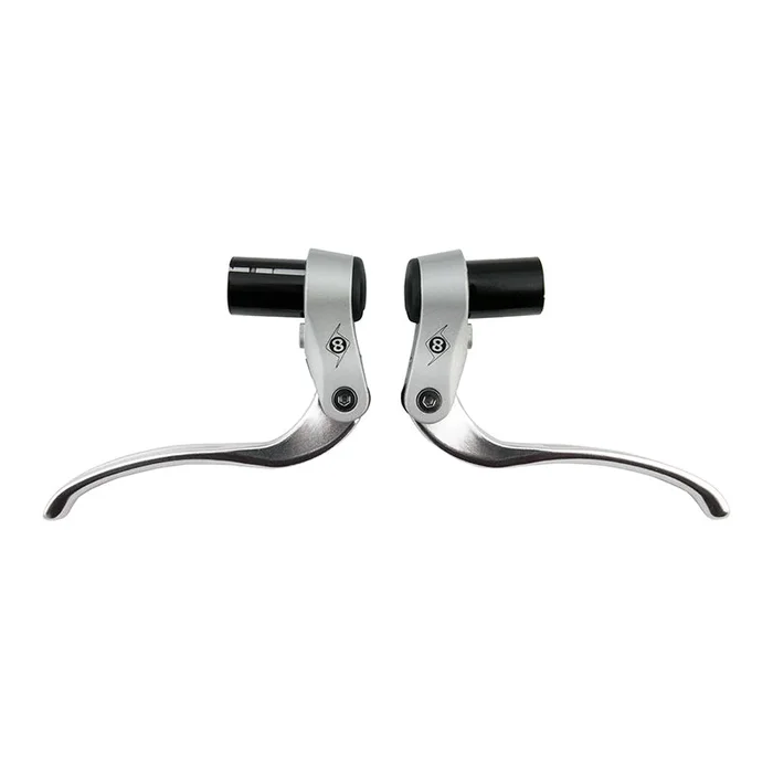 Multi-Sport Bar End Levers Silver Pair
