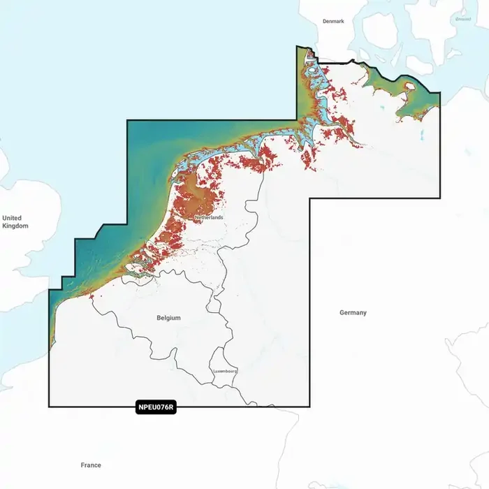 Navionics Platinum Plus Chart Card Benelux and Germany West