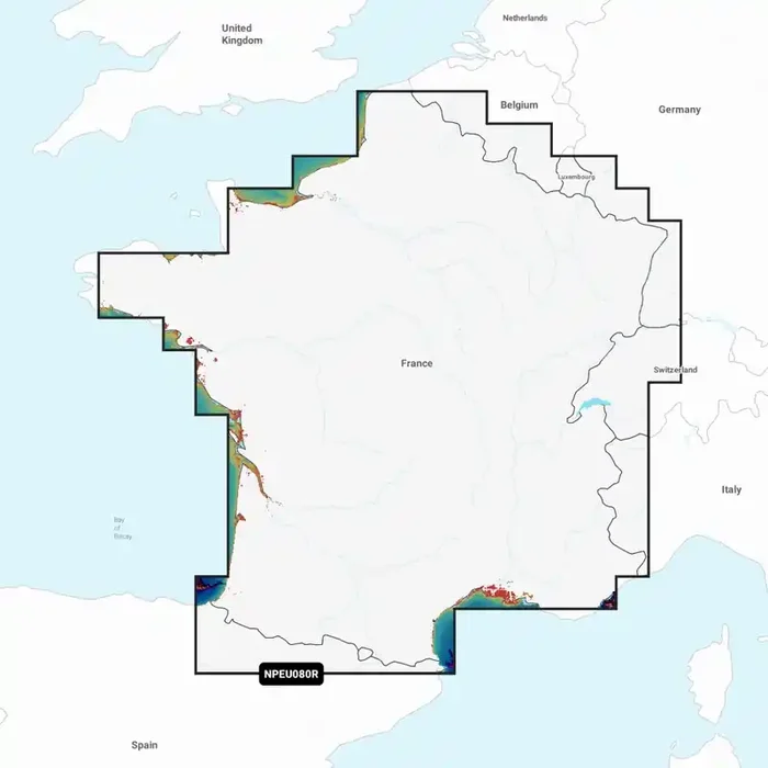 Navionics Platinum Plus Chart Card France Lakes and Rivers