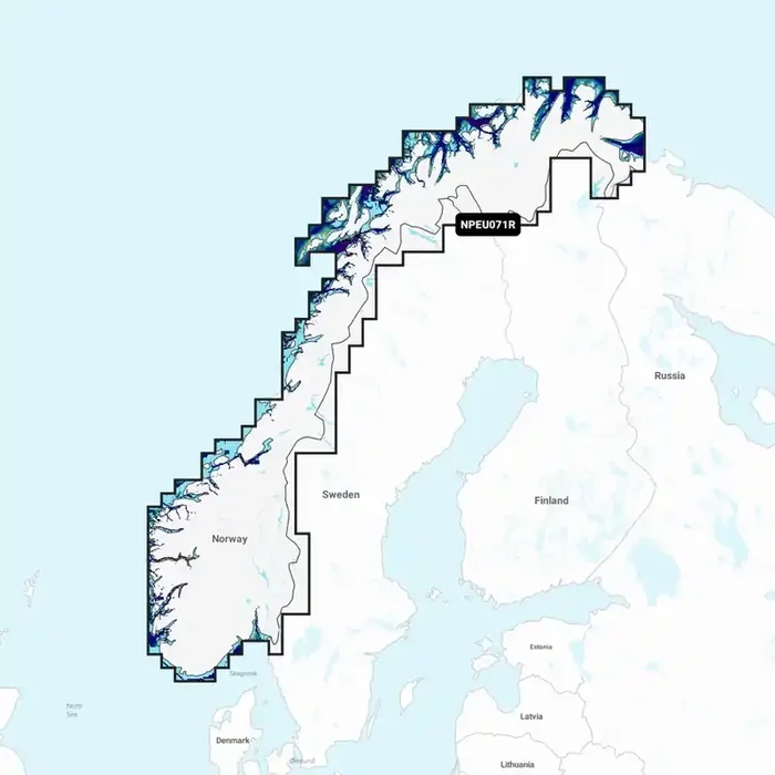 Navionics Platinum Plus Chart Card Norway Lakes and Rivers