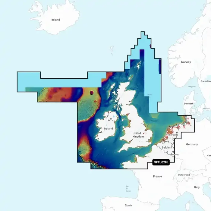 Navionics Platinum Plus Chart Card UK/Ireland and Holland