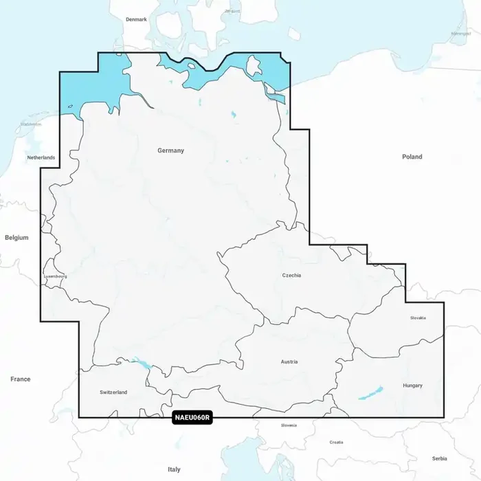 Navionics Plus Chart Card Germany Lakes and Rivers