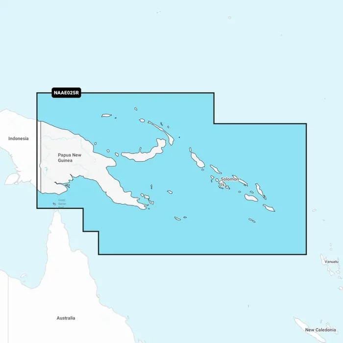 Navionics Plus Chart Card Papua New Guinea and Solomon Island