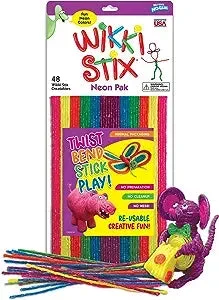 Neon Wikki Stix 48 Piece