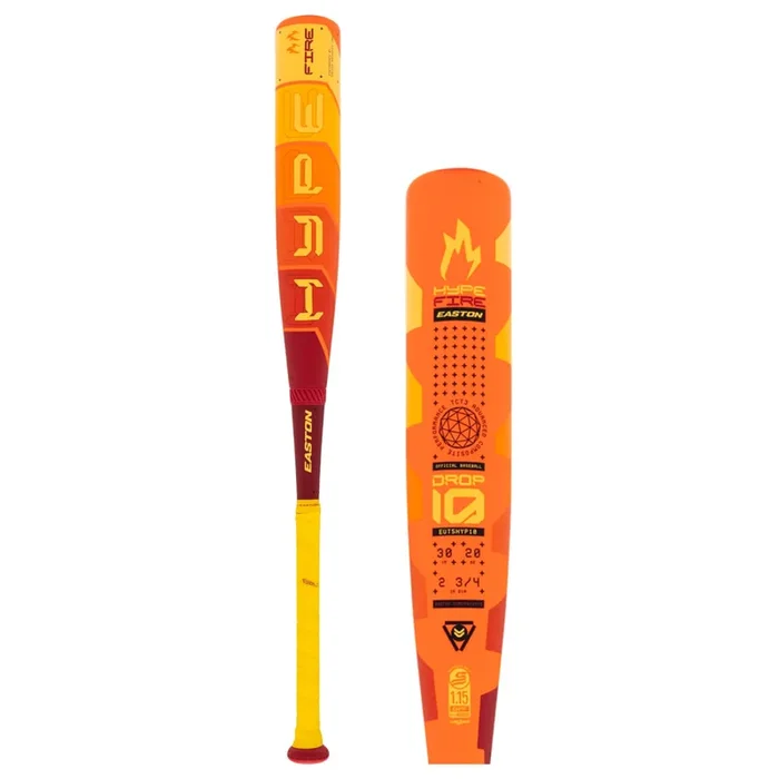 New Easton HYPE FIRE EUT5HYP10 Bat Length-Wgt 29″ – 19 oz. (-10) Composite Bat