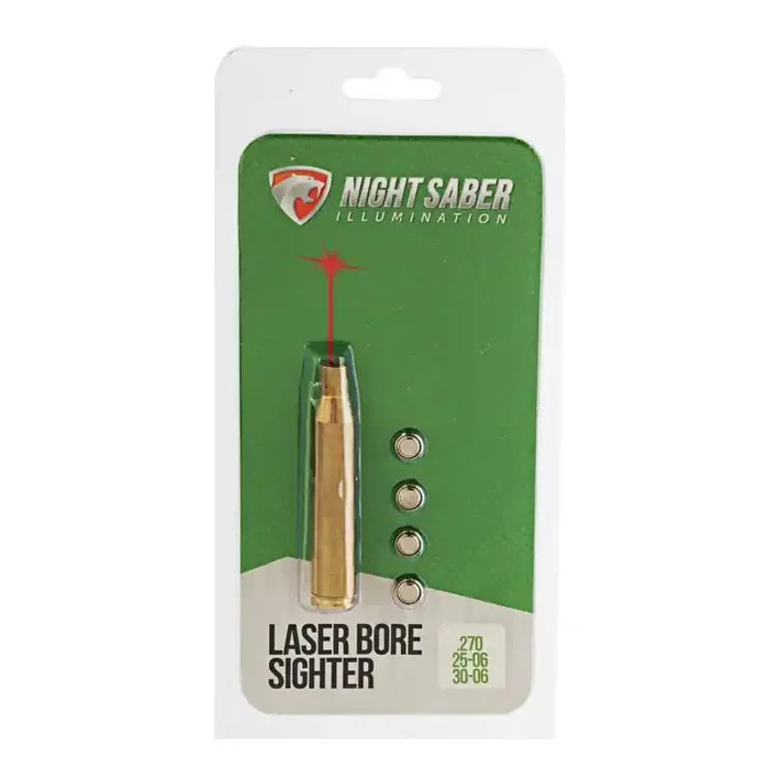 Night Saber Cartridge Laser Bore Sighter 270/25-06/30-06