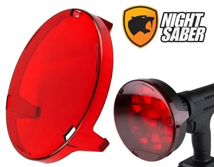 Night Saber Red Spotlight Filter for 120mm 6500 Lumen Spotlight