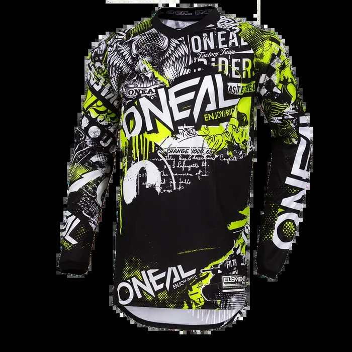 O’NEAL Element Attack Jersey Black/Hi-Viz