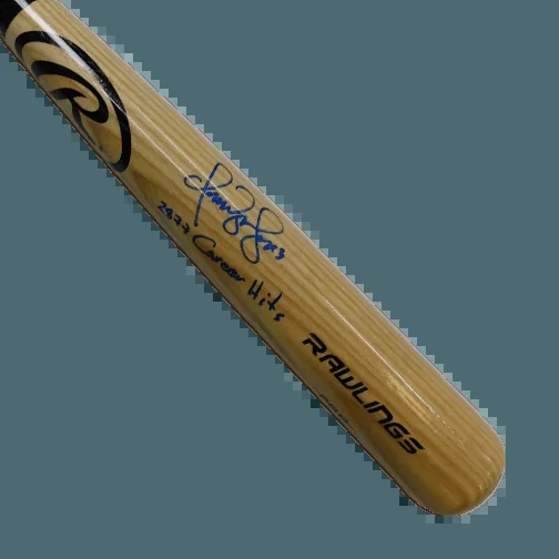 Omar Vizquel Autographed Full Size Rawlings Blonde Baseball Bat (JSA) “2877 Career Hits” Inscription