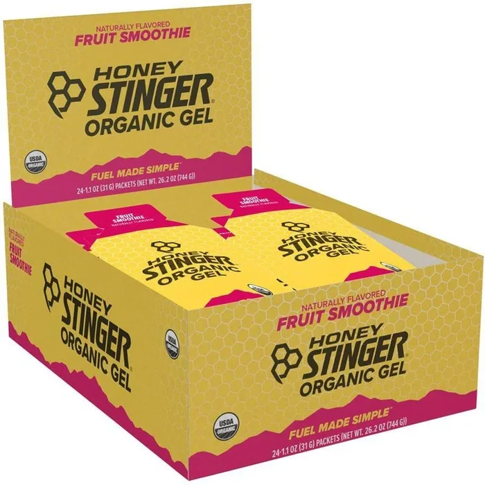 Organic Energy Gel: Fruit Smoothie, Box of 24