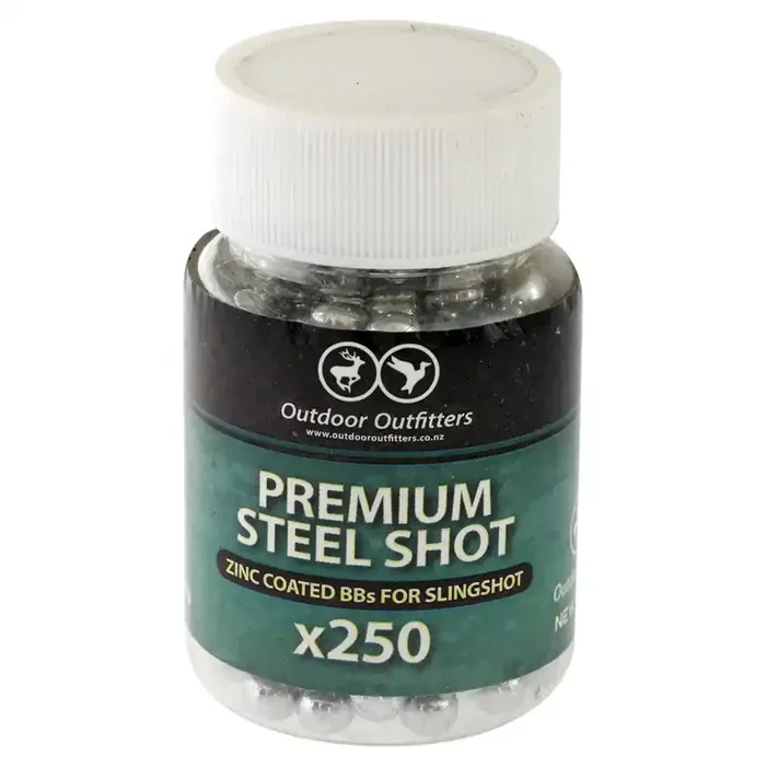 Outdoor Outfitters Slingshot Ammo 1/4in 6.35mm 250X Rounds