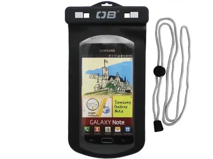 OverBoard Large Waterproof Phone Case Black