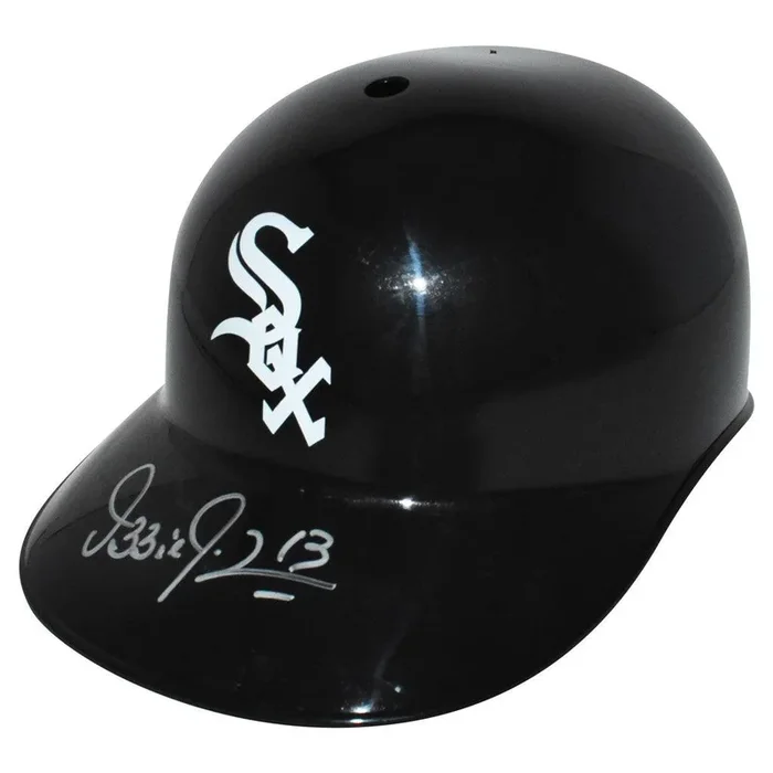 Ozzie Guillen Signed Chicago White Sox Souvenir MLB Baseball Batting Helmet (JSA)