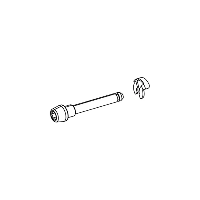 Pad Ret Pin+Clip (Blk) Elixir/Trail