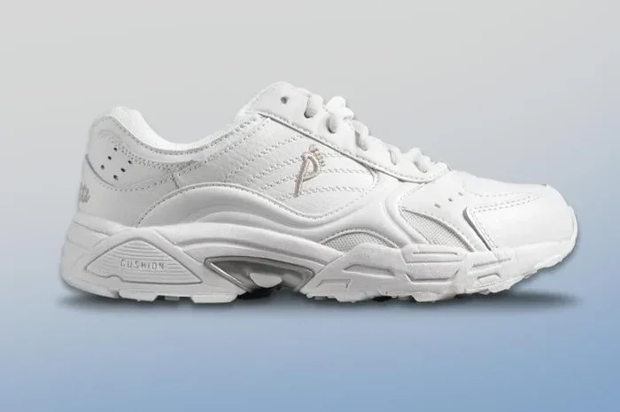 Ped-Lite Women’s Adele Diabetic Shoes with Laces – White