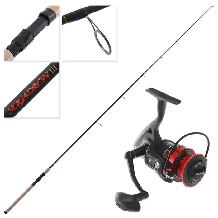 PENN Fierce III 3000 Squadron Softbait Combo 7ft 2in 10-30lb 2pc