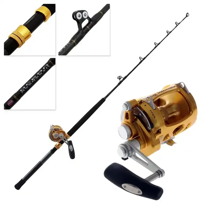 PENN International 30 VISW Ocean Assassin 2-Speed Roller Game Combo 5ft 4in 24kg 1pc