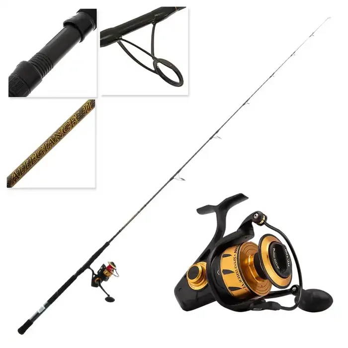 PENN Spinfisher VI 6500 and Allegiance II Spinning Strayline Combo 7‘4‘‘ 8-12kg 1pc