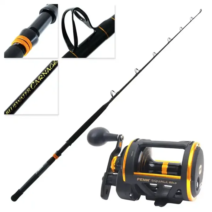 PENN Squall 60 LD Bluewater Carnage Heavy-Duty Boat Combo 5ft 7in 24kg 1pc