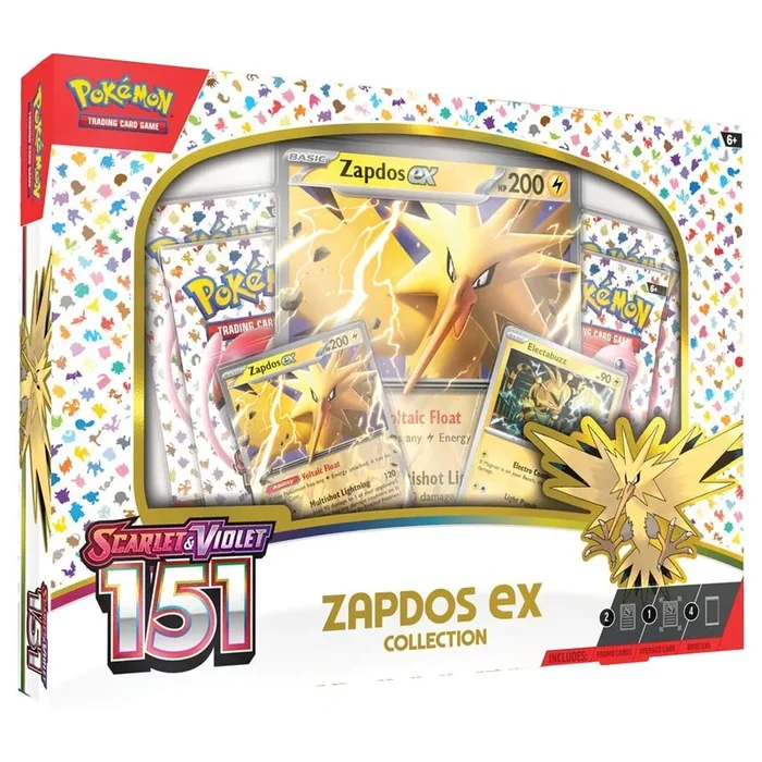 Pokemon Scarlet and Violet 151 Zapdos EX Collection