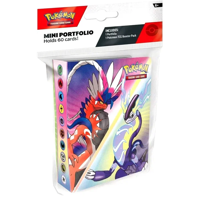 Pokemon TCG Scarlet & Violet Mini Portfolio Binder Plus Booster