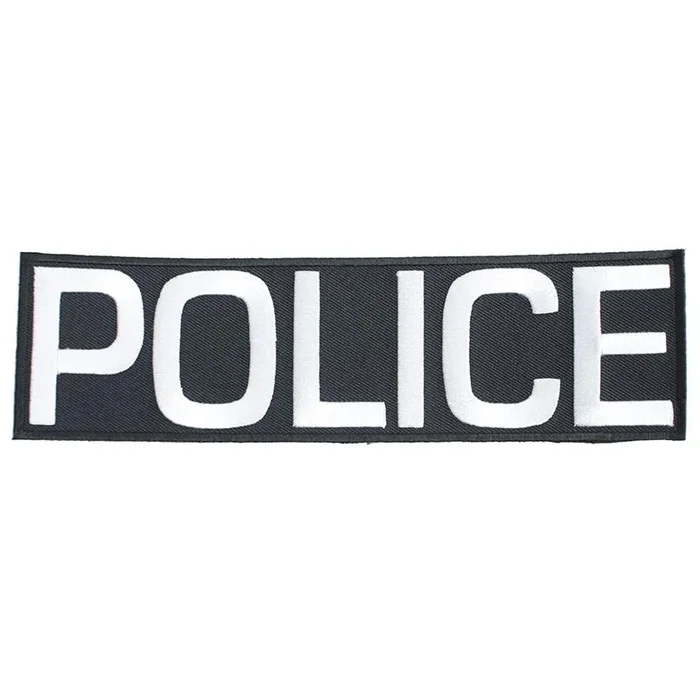 Police Patch Sew-On 2.2″x8″