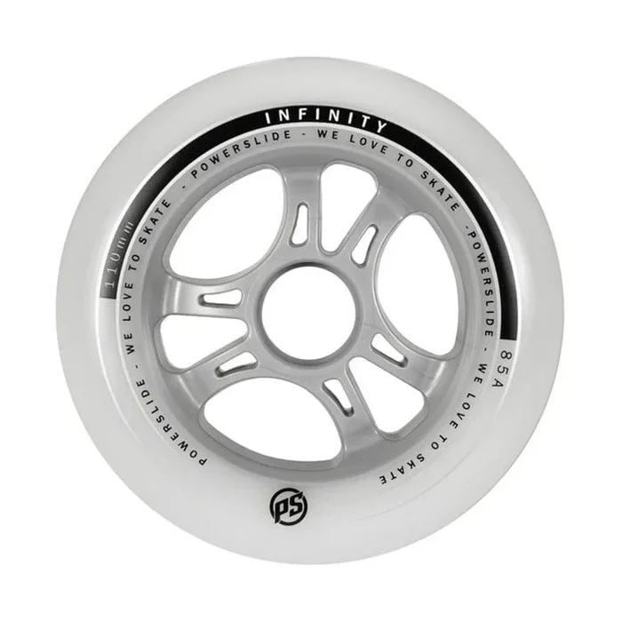 Powerslide Infinity II Inline Wheels 100mm, 110mm 85A – 4 Pack