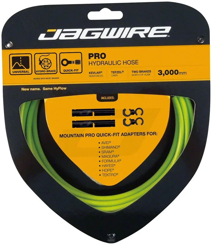 Pro Hydraulic Disc Brake Hose Kit 3000mm Organic Green