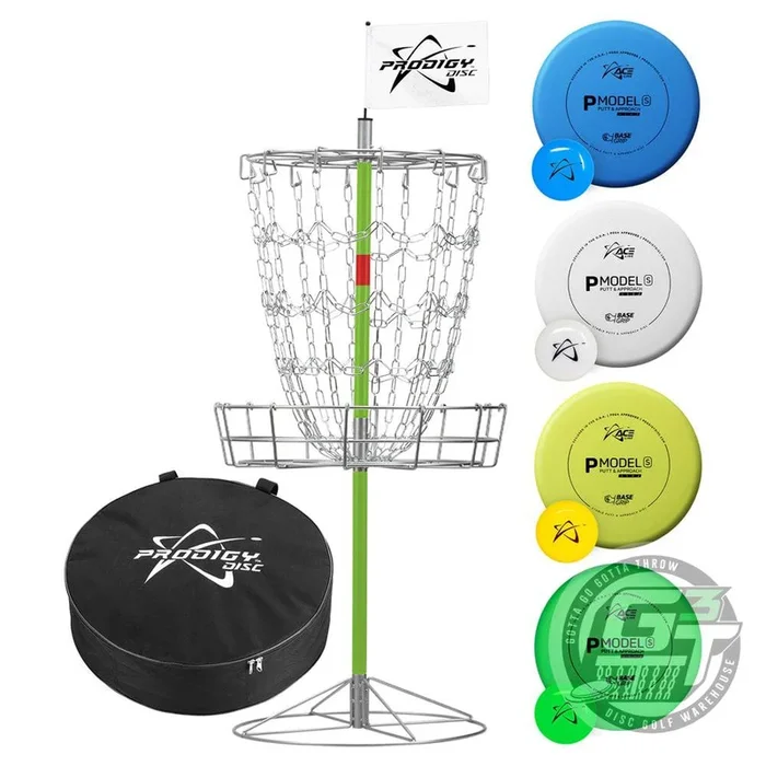 Prodigy Mobile 15-Chain Disc Golf Basket Practice Set