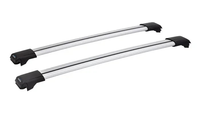 Prorack Aero Roof Rack Rail Bar Pair Silver