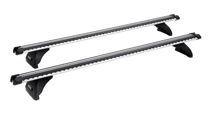 Prorack Heavy Duty Roof Rack Bar Pair Silver