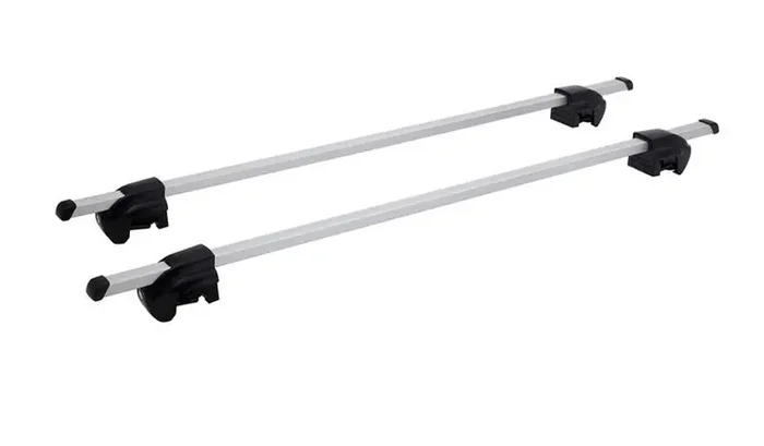 Prorack Standard Roof Rack Rail Bar Pair Silver 135cm