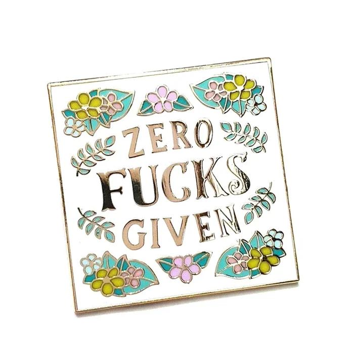Punky Pins Zero F*cks Given Pin