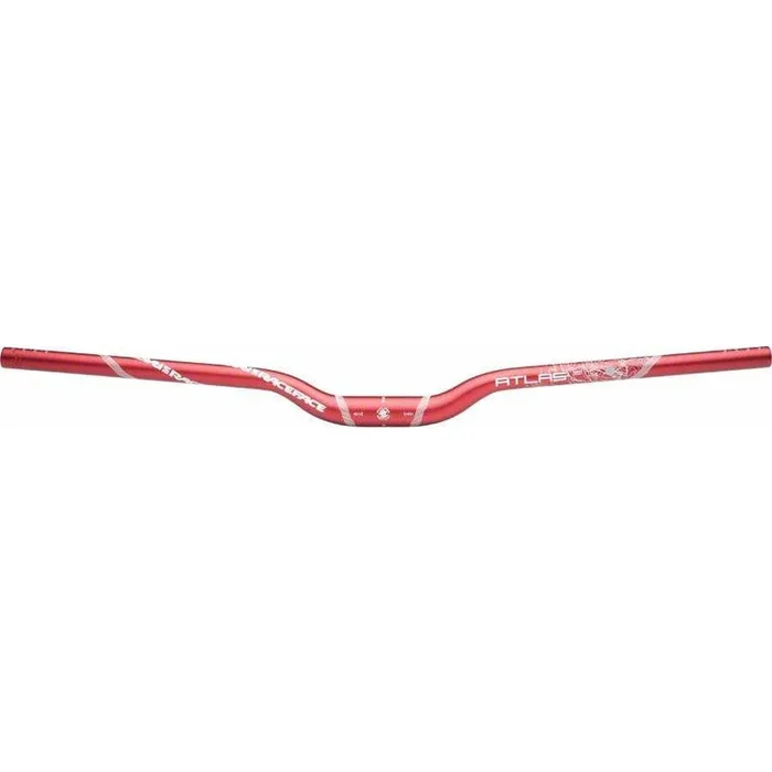 RaceFace Atlas Riser Handlebar 31.8 x 785mm 1-1/4″ Rise Red