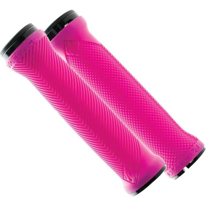 RaceFace Lovehandle Grips – Neon Pink Lock-On