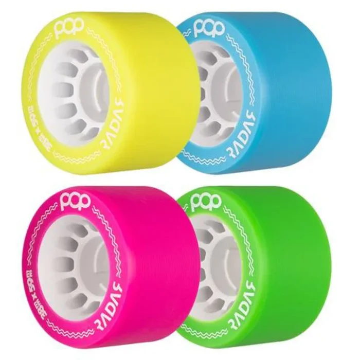 Radar Pop 59mm Quad Wheels – 4 pack