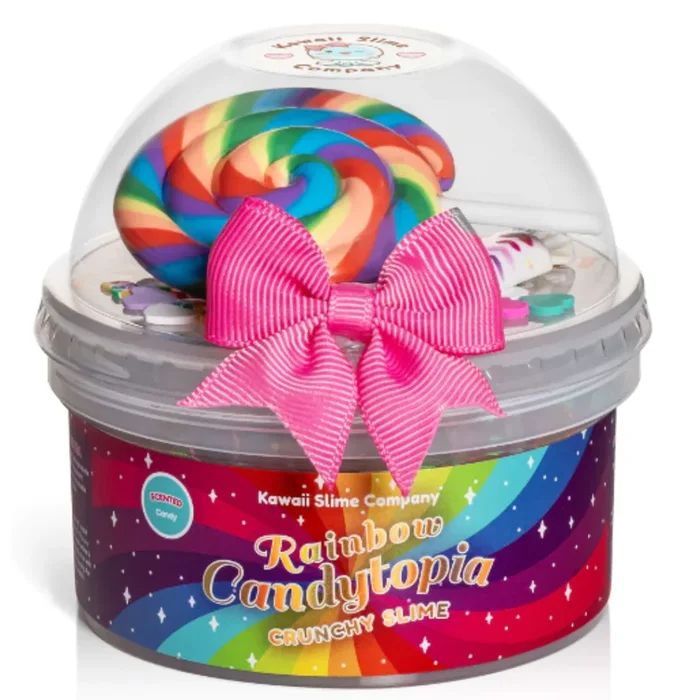 Rainbow Candytopia Crunchy Kawaii Slime