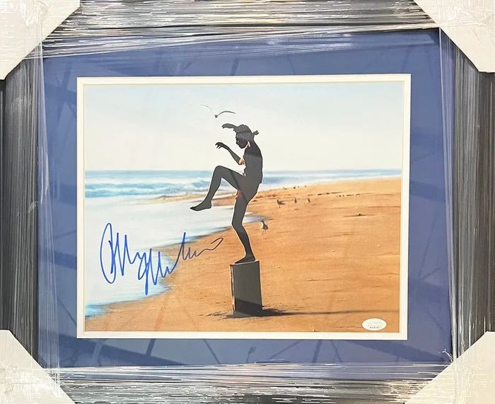 Ralph Macchio Signed Cobra Kai Crane Framed 11×14 Photo (JSA)