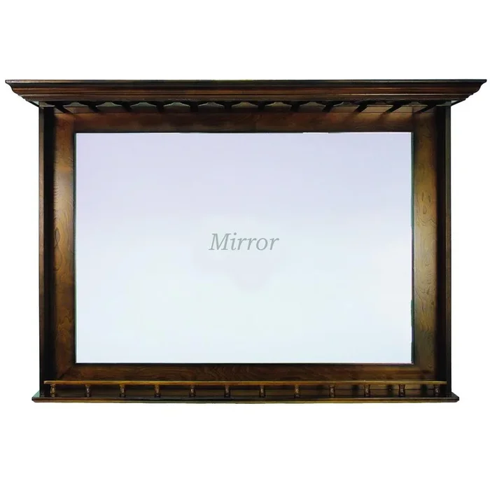 RAM Game Room Bar Mirror – Chestnut