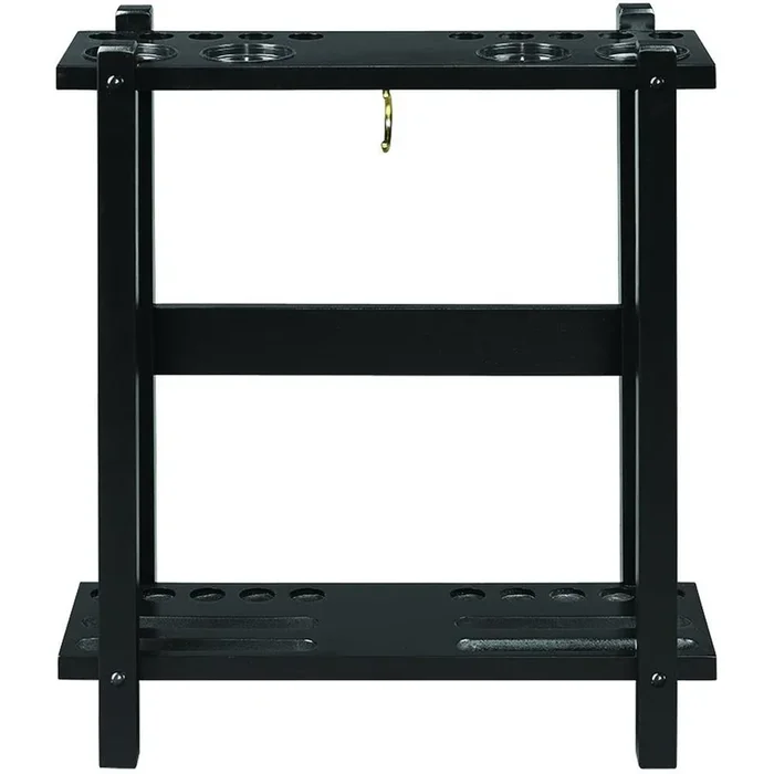 RAM Game Room Straight Floor Cue Rack – Black