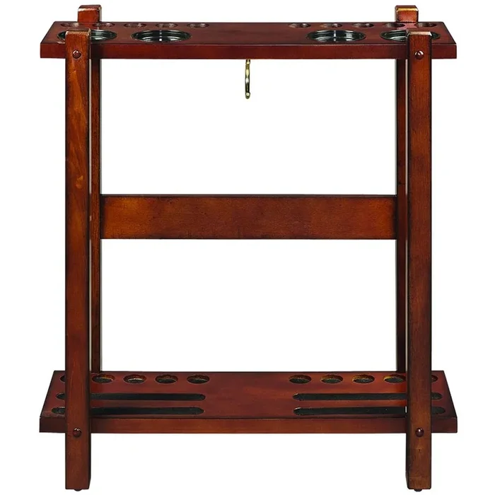 RAM Game Room Straight Floor Cue Rack – Chestnut
