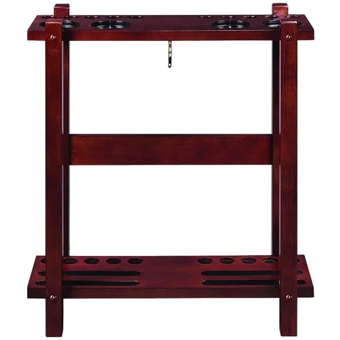 RAM Game Room Straight Floor Cue Rack – English Tudor