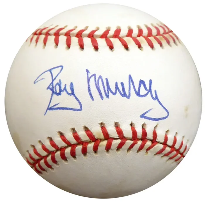 Ray Murray Autographed Official AL Baseball Cleveland Indians, Oakland A’s Beckett BAS #F27038