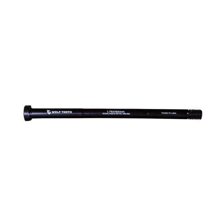 Rear Thru Axle – M12 1.75 x 192mm Black