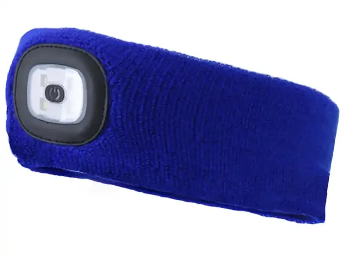 Rechargeable Knitted LED Headlamp 150lm Blue
