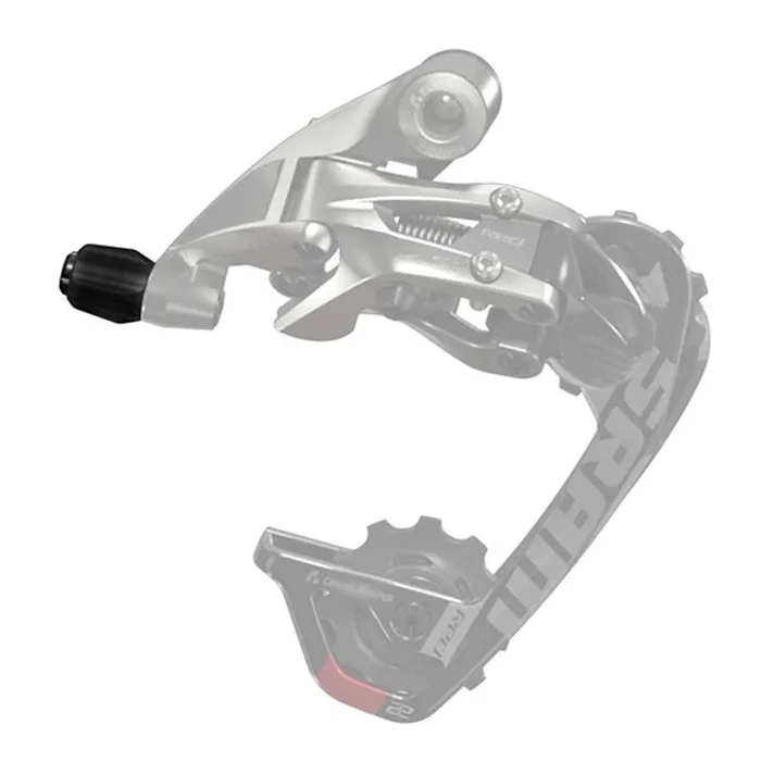 Red 10-Speed Rear Derailleur Barrel Adjuster Kit Black