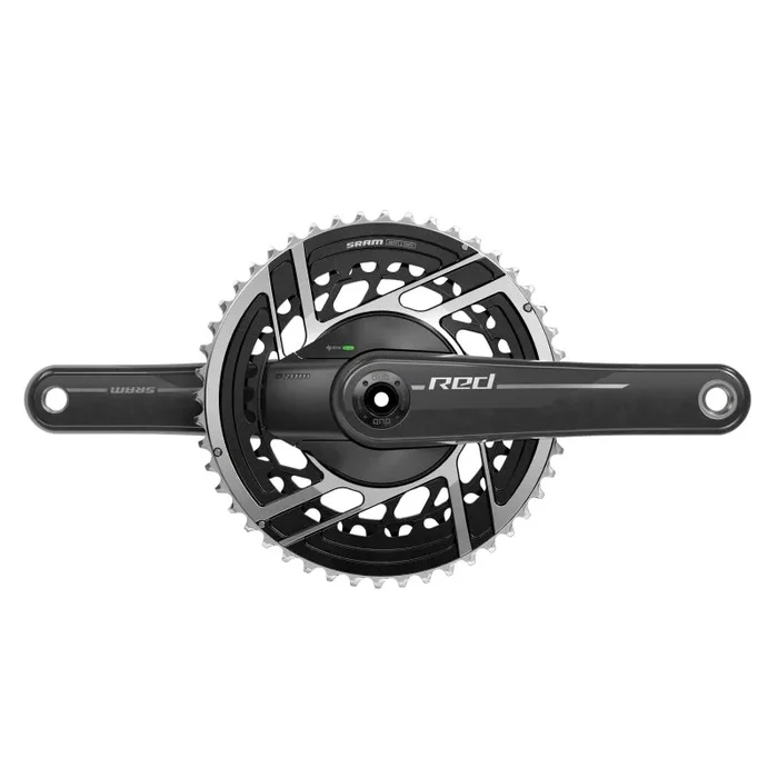 Red AXS 2x Power Meter E1 Power Meter Crankset Speed: 12 Spindle: 28.99mm BCD: Direct Mount 8 Bolt 46/33 DUB 175mm Black Road