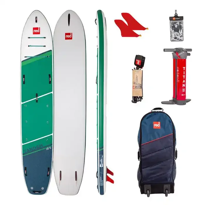 Red Paddle Co Voyager Tandem Inflatable Stand Up Paddle Board Package 15ft