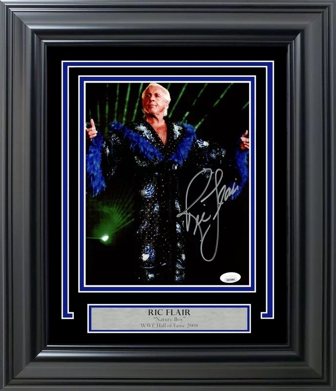 Ric Flair Autographed Framed 8×10 Photo JSA Stock #209417