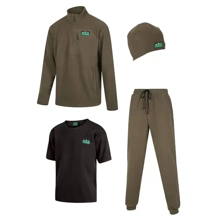 Ridgeline Alps Mens 4-Piece Fleece Clothing Pack Beech Large